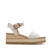 Diana Wedge Sandal Natural - Side View
