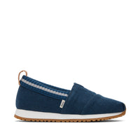 Resident Kids Sneaker Majolica Blue Heritage Canvas - Side View