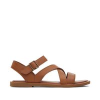 Sloane Strappy Sandal Leather Tan - Side View