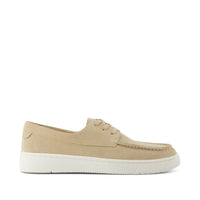 TRVL LITE London Loafer Almond Suede - Side View
