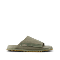 Danilo Slide Sandal Vetiver Grey Heavy Canvas - Side View