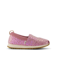 Resident Kids Sneaker Cosmic Pink Iridescent Leopard - Side View