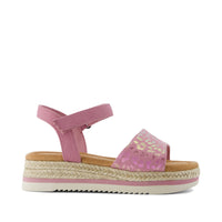 Diana Kids Sandal Cosmic Pink Iridescent Leopard - Side View