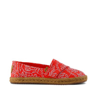 Alpargata Rope 2.0 Kids Espadrille Flame Botanical Eyelet - Side View