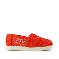 Alpargata Classic Toddler Shoe Flame Moroccan Crochet - Side View