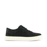 Kameron Lace-Up Sneaker Black Metallic Suede - Side View