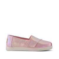 Alpargata Classic Kids Shoe Pink Quartz Iridescent Twill - Side View