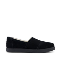 TOMS x Jamie Mizrahi Alp FWD Water Repellent Black Suede - Side View