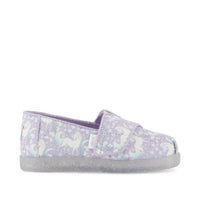 Alpargata Classic Toddler Shoe Misty Lilac Iridescent Unicorn - Side View