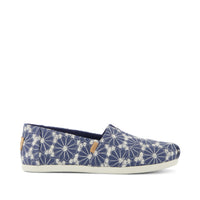 Alpargata Classic Dark Sky Embroidered Daisy Denim​ - Side View